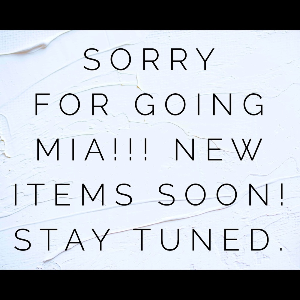 NEW ITEMS COMING SOON🎉